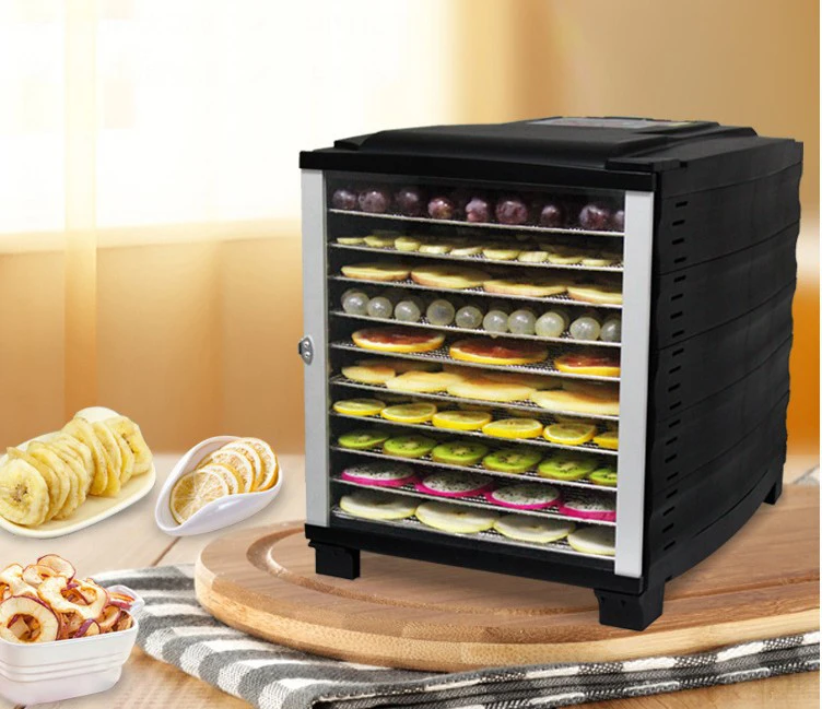 Electric Dehydrator Household Dehydration Machine Food Vegetable Fruit Tea Dried Machine Stainless Steel Dried