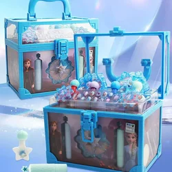 Disney girls Frozen 2 real Beauty Toys Makeup Box Set Girl Princess Elsa Anna Pretend Play Children Kids Birthday Gift
