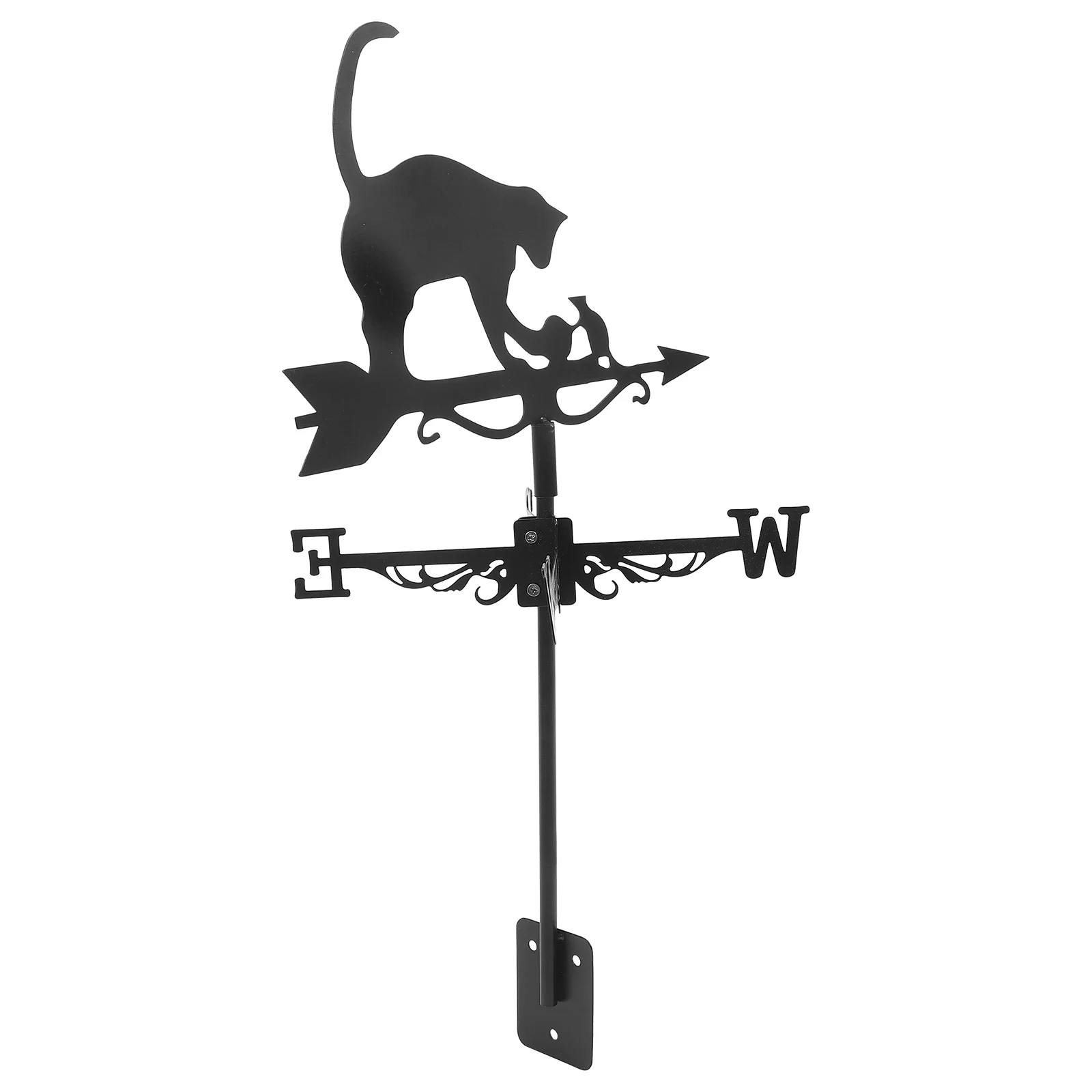 

Cat Weathervane Vintage Decor Vanes for Yard Decorative Garden Windmill Stainless Steel Ornament