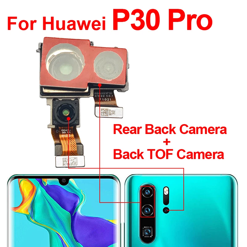 

Original P30 Pro Back Camera Front Rear Back Camera For Huawei P30 Pro VOG-L29 VOG-L09 Big Main Camera Module Phone Flex Cable