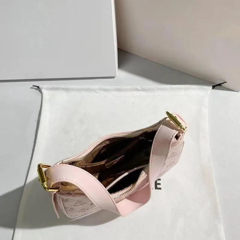 Geometric Pattern Baguette Bag, Novelty Shoulder Wallet, Women's Classic Textured Retro Armpit Bag