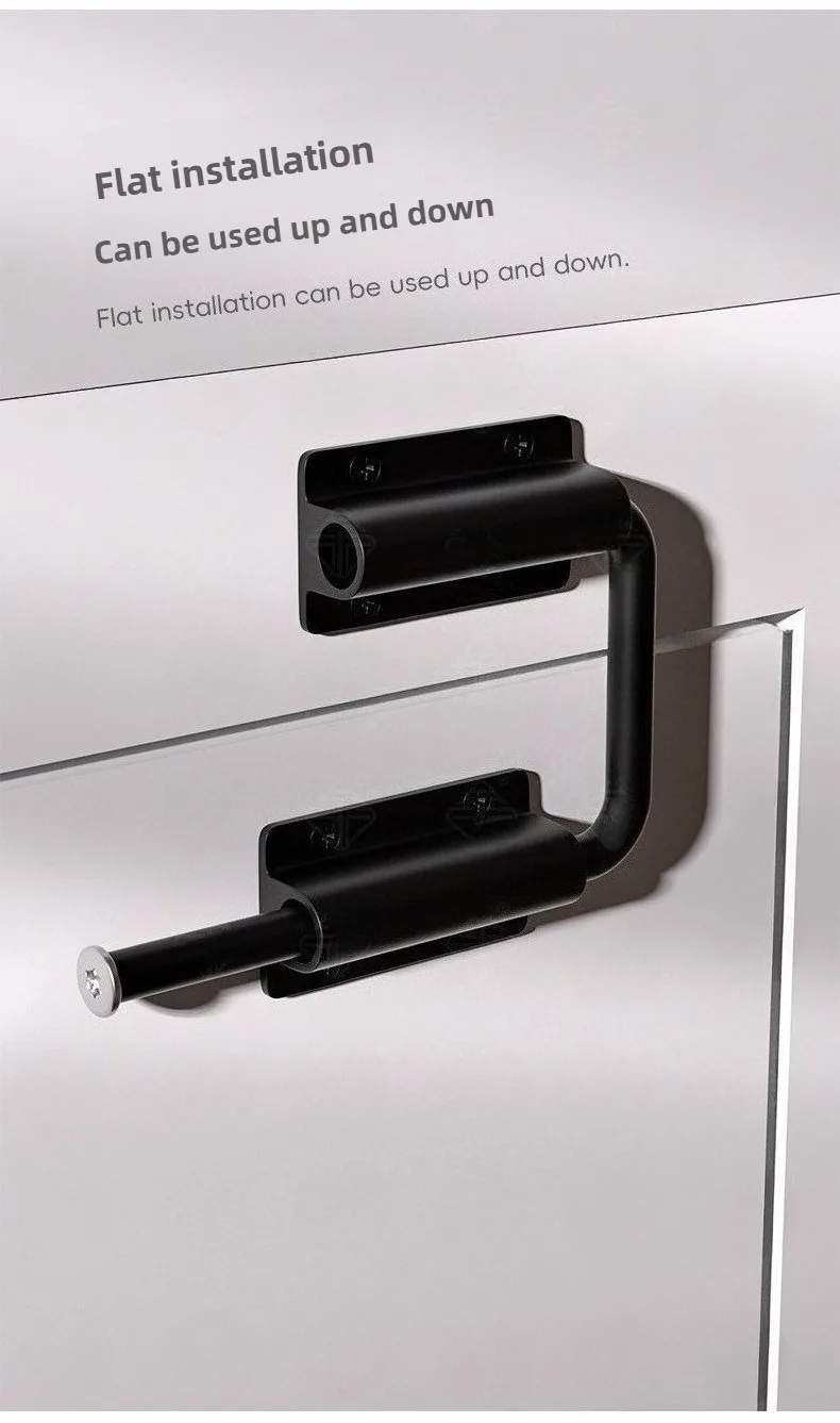 1 Stück Langlebiger Aluminiumlegierungs-Türriegel 90/180 Grad Torriegel Sicherheits-Diebstahlschutz-Schnalle Türbolzen Türschnalle Hardware – Detail 6