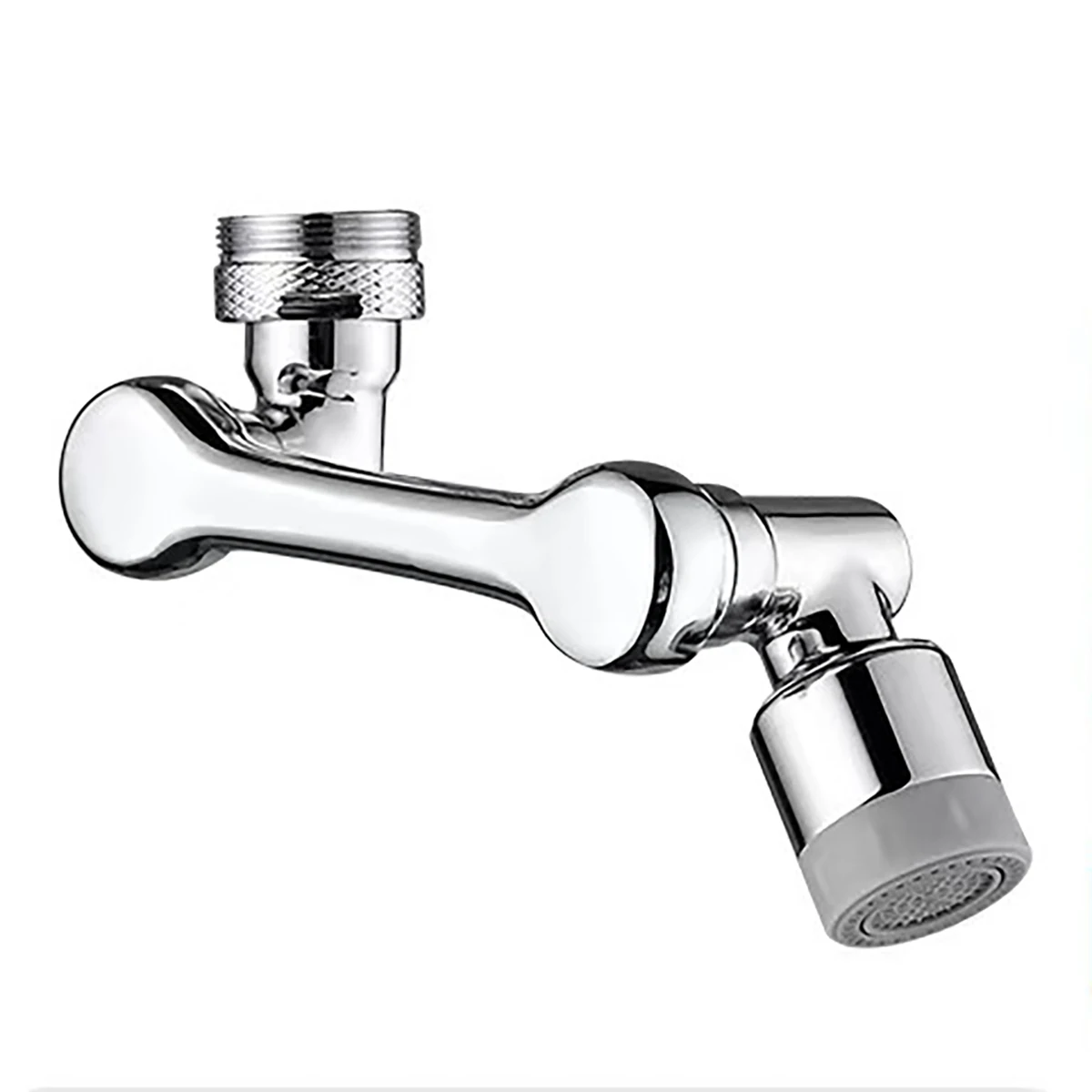 New Universal Rotation Extender Faucet Aerator Plastic Splash Filter Kitchen Tap Washbasin Faucets Bubbler Nozzle Robotic Arm 5
