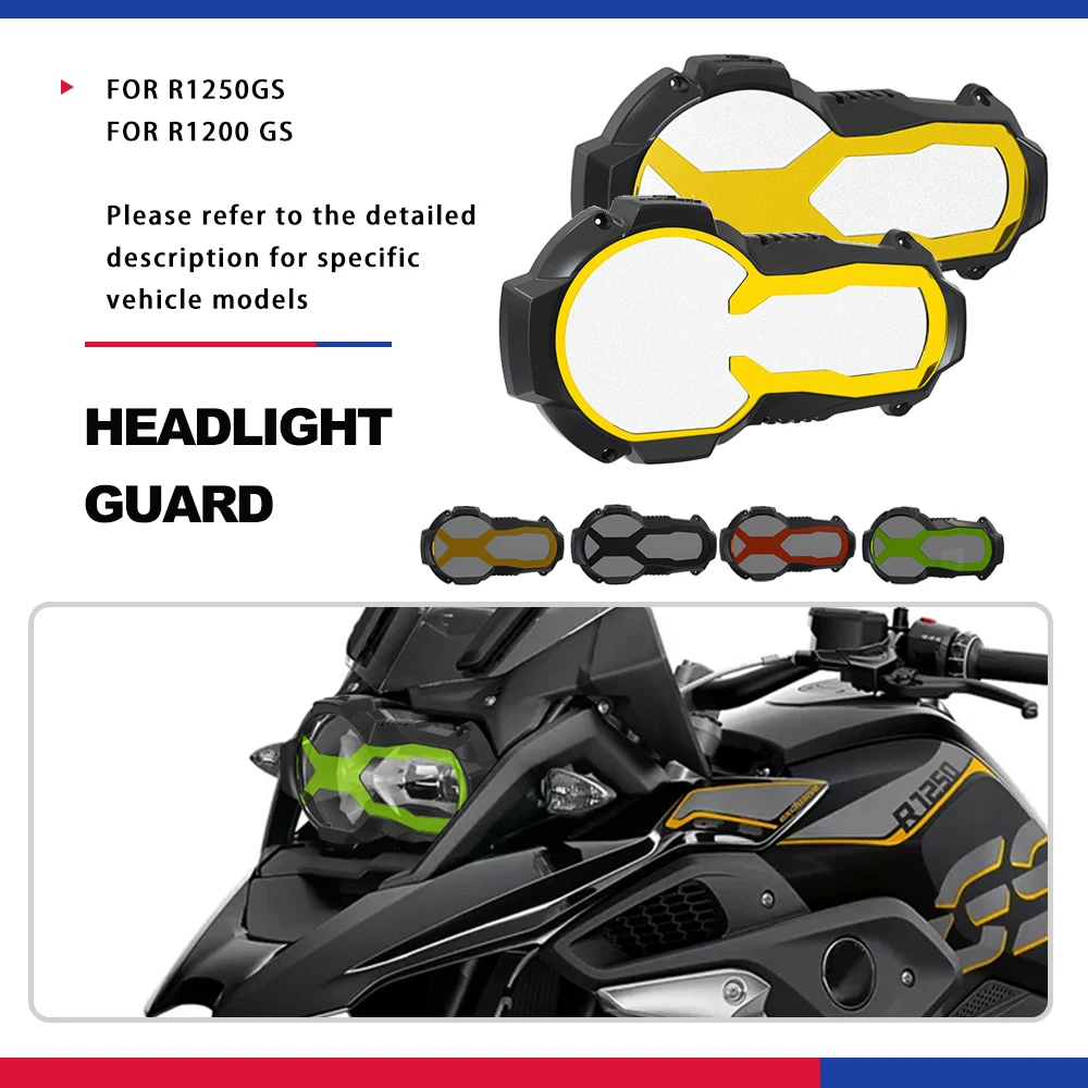 

FOR BMW R1250GS R1200GS LC R 1200 1250 GS ADV Motorcycle Accessorie Headlight Guard Lens Front Lamp Cover Fluorescent Covers