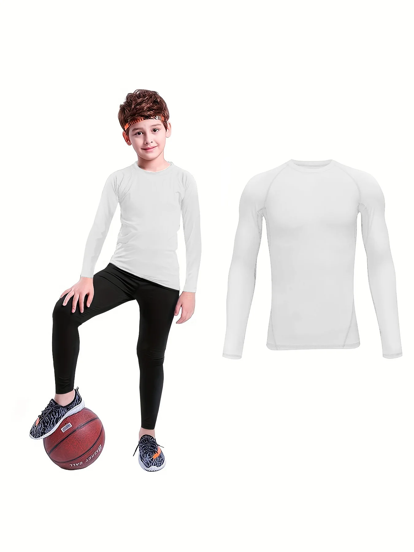 Boys/Girls Compression Bottom Tight Fitness Sports Long Sleeve Underwear