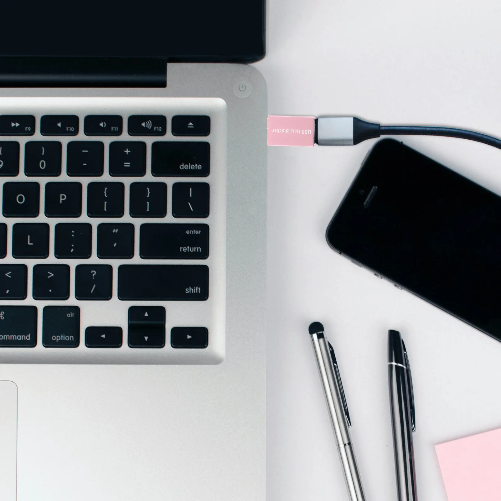 2-Pack USB Charge-Only Adapters with Data Blocker for Charging Security - Image 2