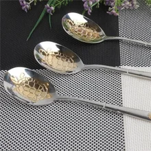  1 Piece Gold-plated Tortoise Stainless Steel Spoon High Quality Spoon Tableware Kitchen Utensils Kitchen Tools Accessories Spoon 