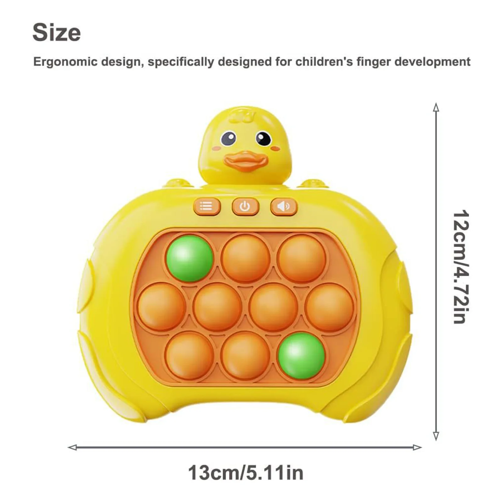 

Battery Powered Push Bubble Game Machine Thinking Training Puzzle Game Multifunctional Press Sensory Toy For Adult Children