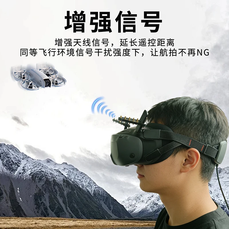 Amplificateur Signal Yagi pour DJI Goggles N3 Neo 2 Avata 2 - UAVACCES