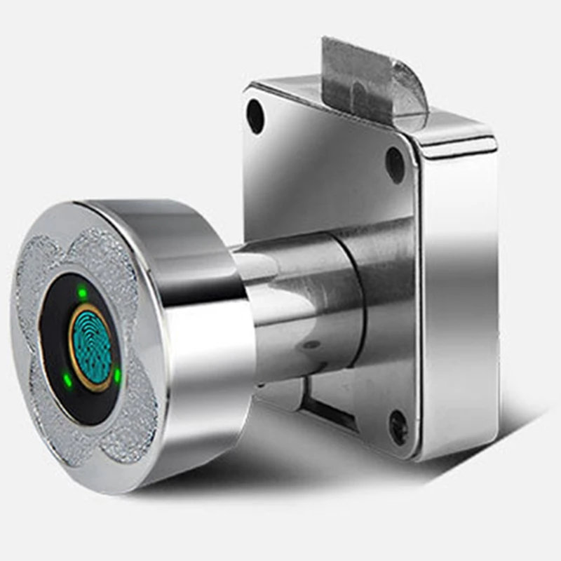 B61A-Fingerprint Cabinet Drawer Lock, Biometric Fingerprint-Bluetooth Lock Smart Cabinet Lock-22Mm