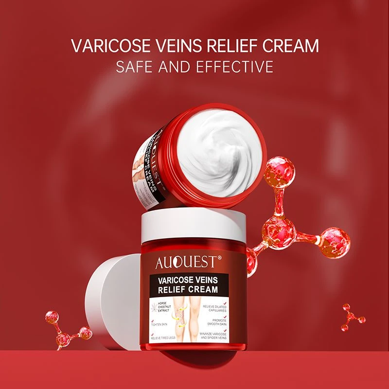 AUQUEST Varicose Veins Treatment Cream Relieve Tired Legs Dilated