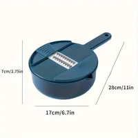 9-in-1 multifunctional vegetable chopper, carrot and potato manual shredding and slicing machine, radish chopper, kitchen tool 3