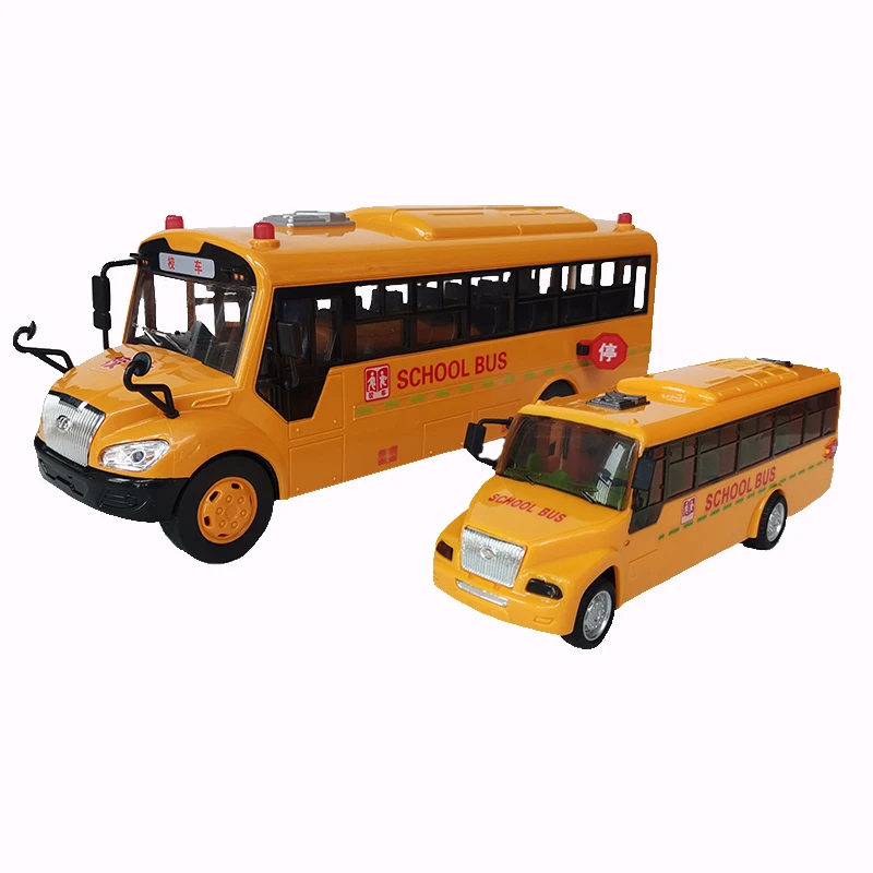 City school bus students Shuttle Back school alloy car Child car model Gift Toy' 