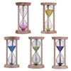 Beech Wooden Sand Clock 3 Minutes Hourglass Sandglass Kids Children Gift Home Suppliers Interior Accessories 2