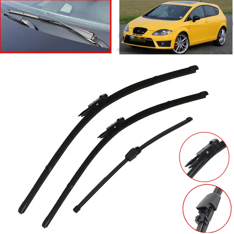 11 Coche Limpiaparabrisas Trasero para Seat Leon MK2 2009 2010 2011 2012,  Parabrisas Escobilla Trasera Limpiaparabrisas Trasero Hojas de Repuesto  Coche Accesorios : : Coche y moto