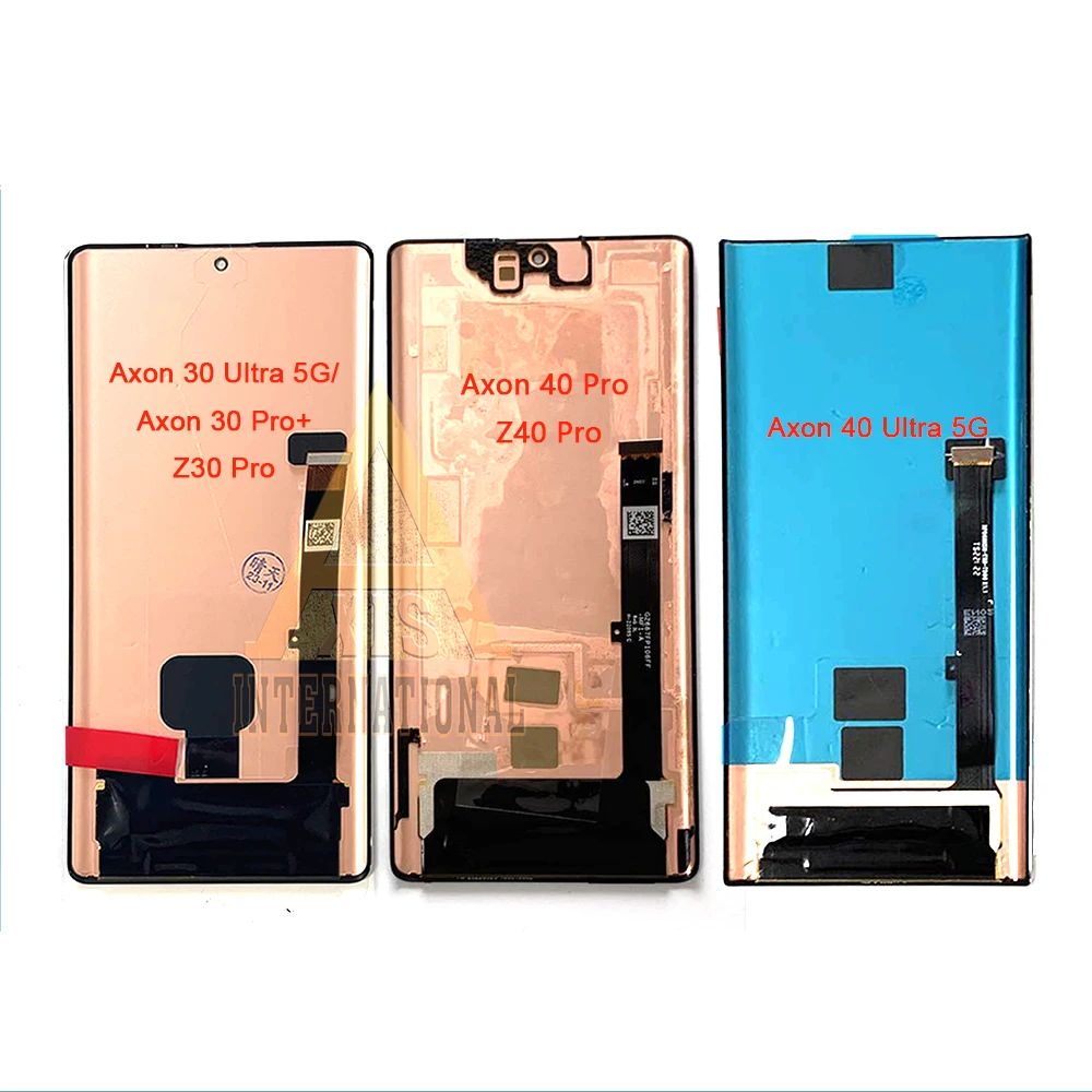 ZTE Axon 30 Pro Plus LCD 30 40 Ultra LCD ÷ ũ  ġ г, ZTE Nubia Z30 Pro Z40 Pro LCD ӿ  Amoled
