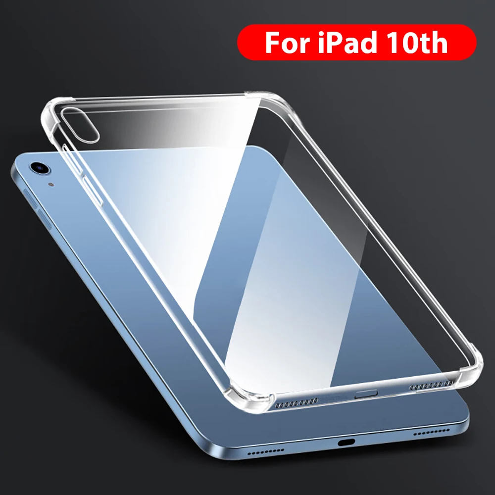 Crystal-Clear Four-Corner Airbag Shockproof Tablet Case