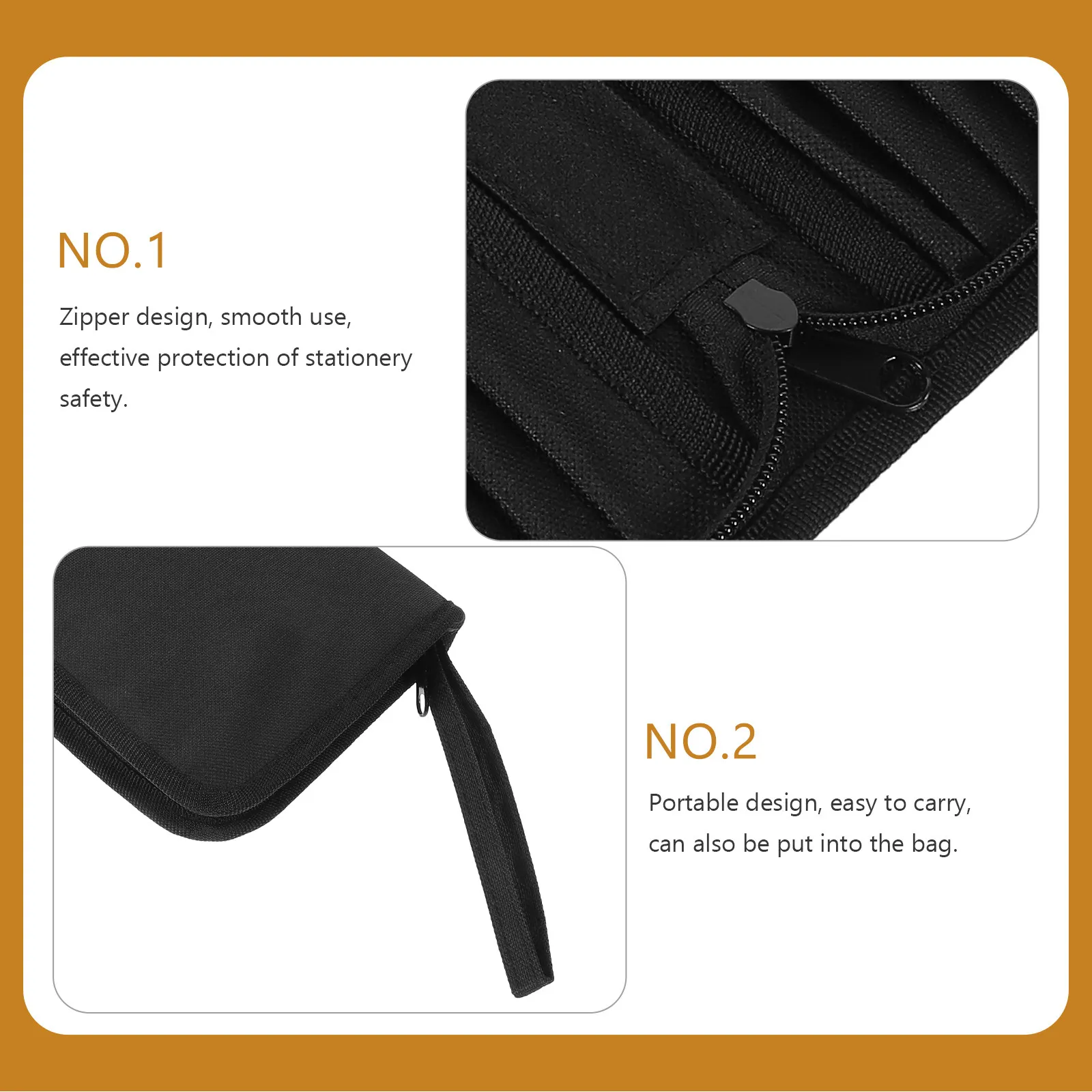 1Pcs 15 포켓 브러시 롤 홀더 강력한 천연 캔버스 아티스트 페인트 브러시 보관 운반 케이스 사용 가능