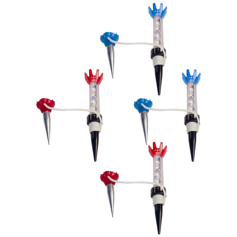 

4 Pcs Golf Tee Tack Fixer Magnet Ball Course Supplies Accessories Golfs Holder Balls Magnets Clubs Stand Metal Holders Child