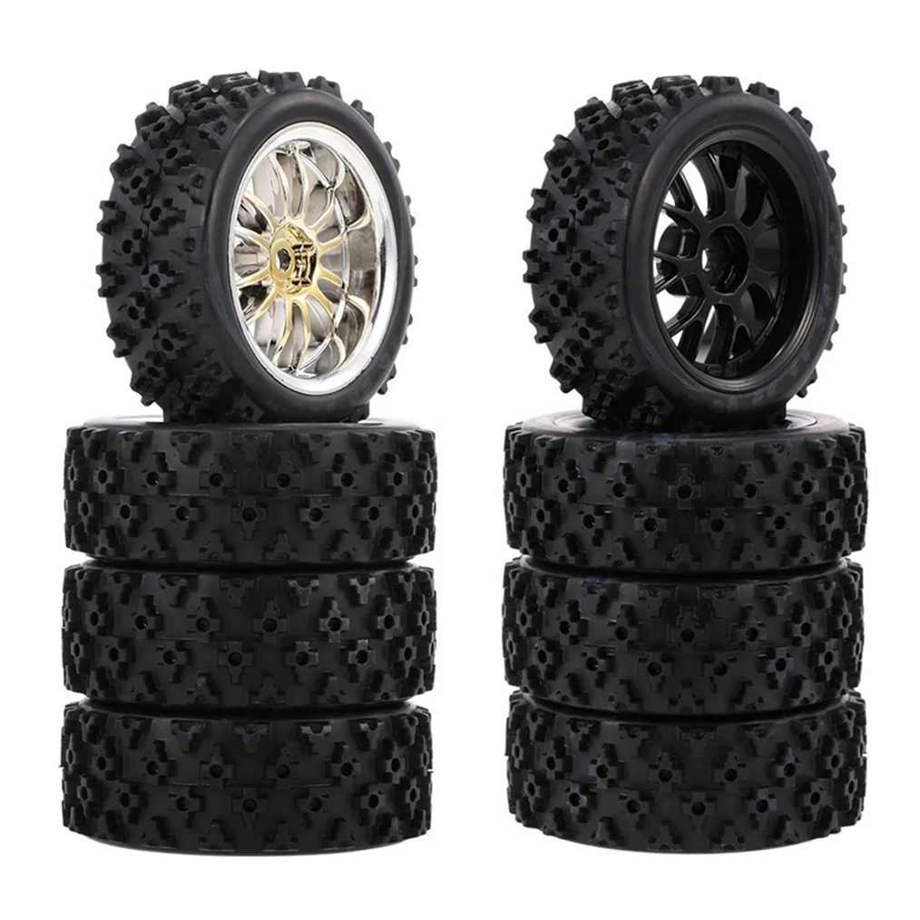 70mm 1/10 RC Racing Car Tires On Road Touring Drift Car Tyre Wheel for