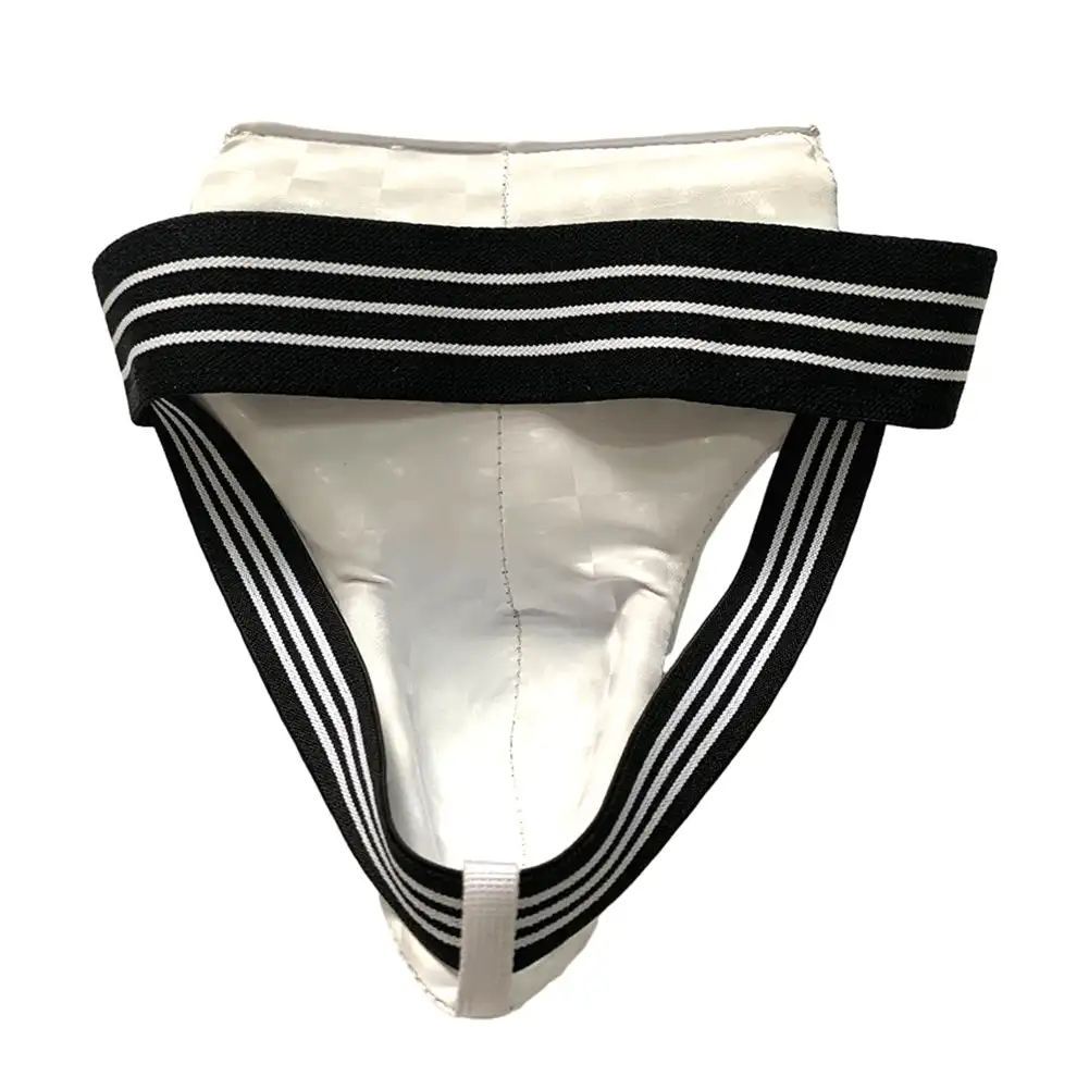 Adult Male Sanda Crotch Guard Protector Taekwondo MMA Groin Protector Kick Boxing Protection Guard Men Jockstrap groin protector