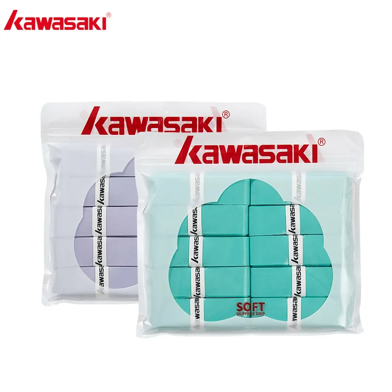 Kawasaki Overgrip Tennis Accessories Non-Slip Sticky Paddle Badminton Grip 5/10Pcs