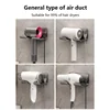 Bathroom Hair Dryer Storage Organizer Comb Rack Holder Wall Mounted Stand Storage Bracket Washroom Organization Shelves ﻿ 3