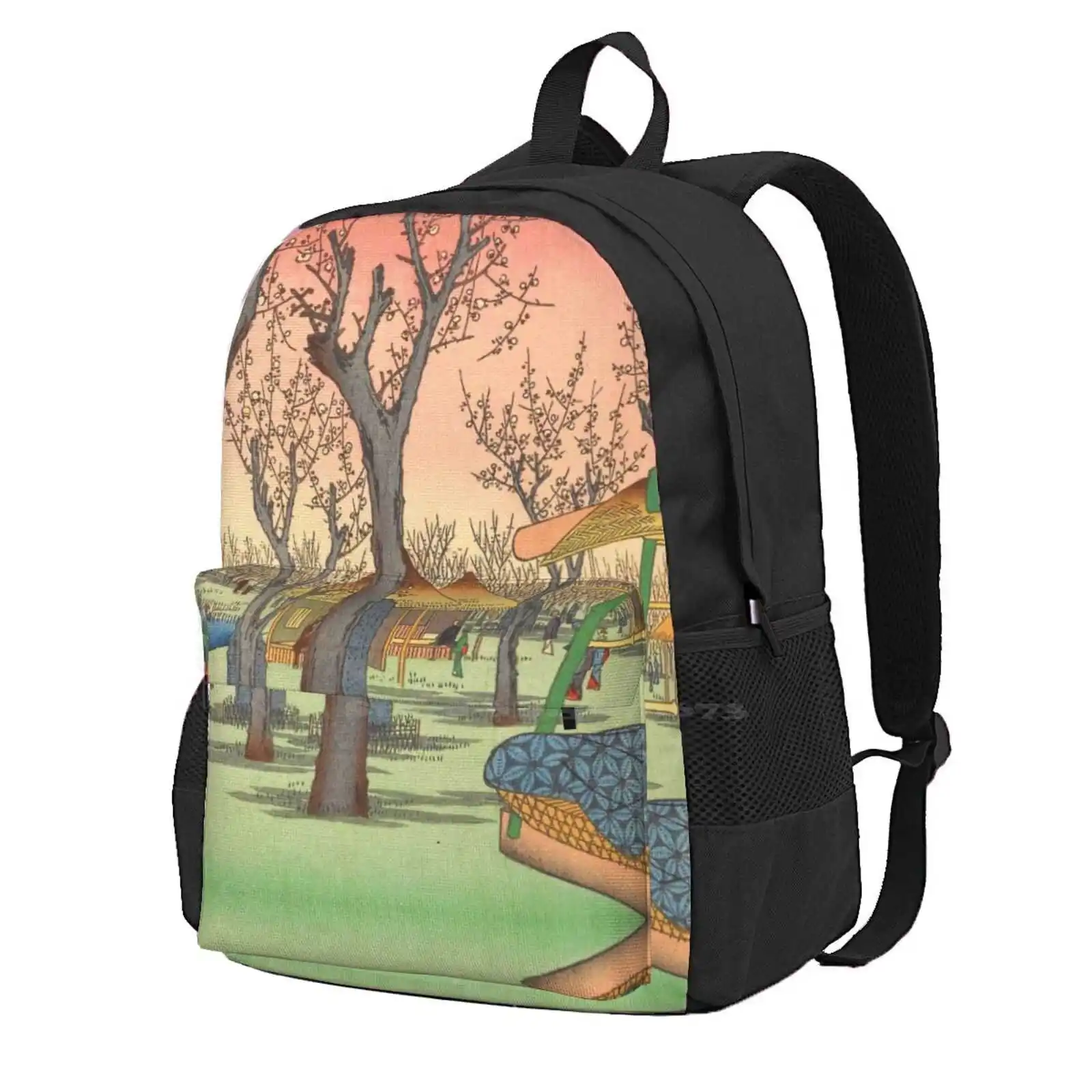 

Plum Garden Kamata Utagawa Hiroshige 1857 Backpack For Student School Laptop Travel Bag Plum Garden Kamata Utagawa Hiroshige