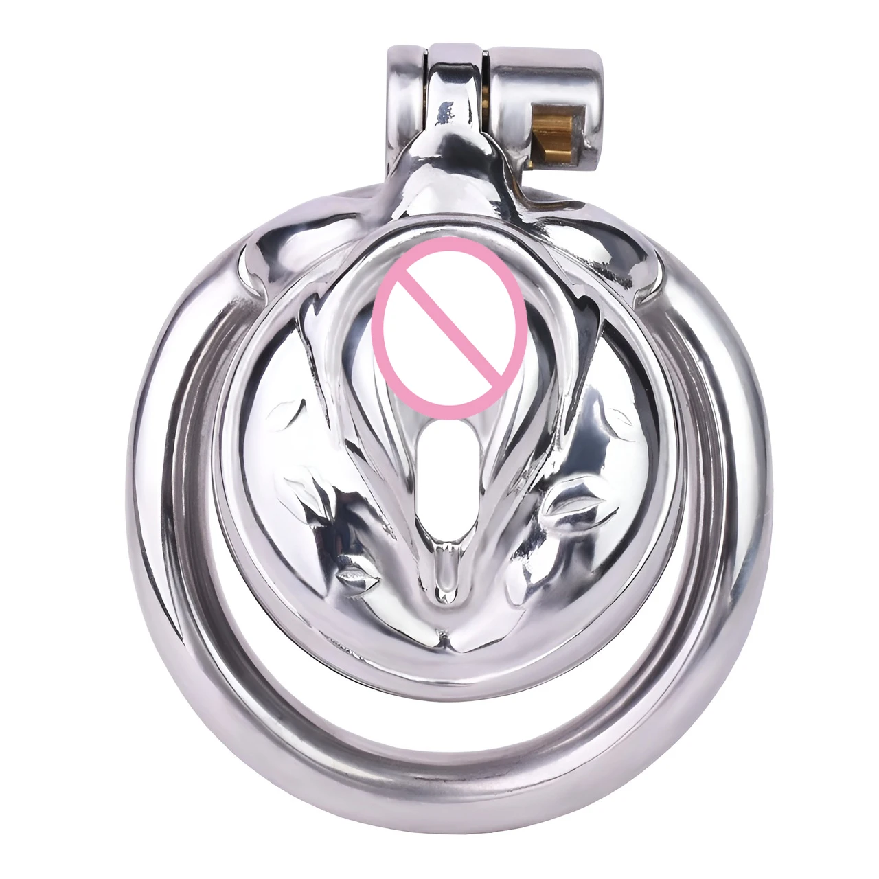 FRRK Simulation Vagina Cock Cage Stainless Steel Chastity Lock Man Chastity Belt Man's Sex Products 남자 정조대 Penis Ring Sexy Shop