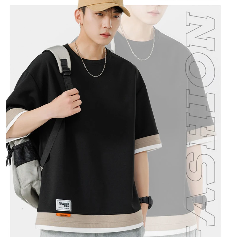 تي شيرت اوفر سايز الرجال