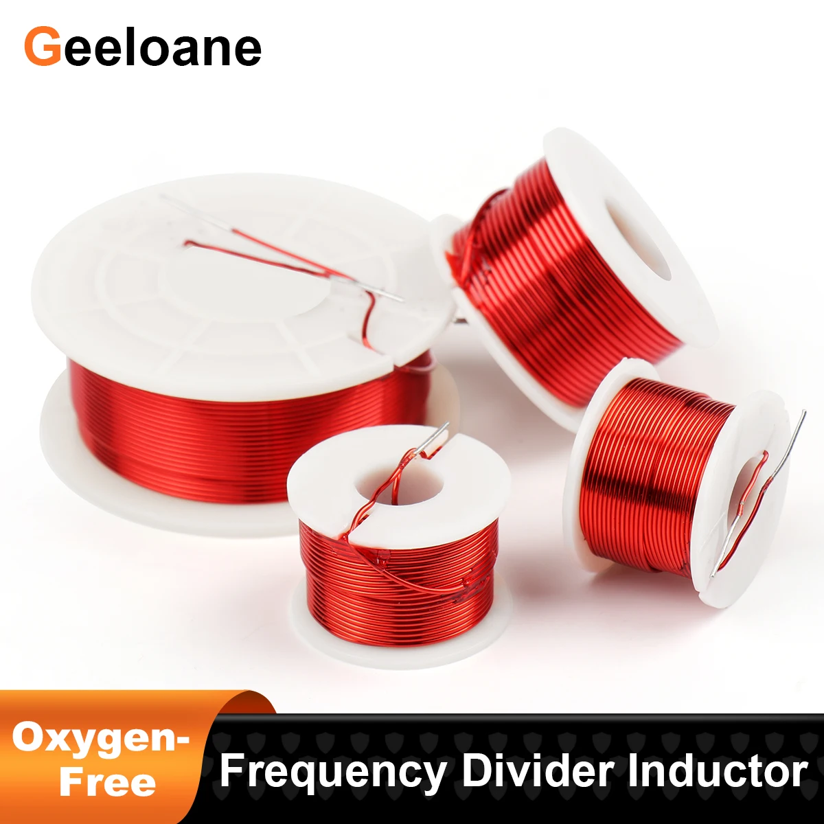 Geeloane-indutor de Bobina de Cobre sem Oxigênio Divisor de Freqüência Ar-núcleo Indutores Amplificador Hifi Áudio 05 mm 06 mm 07 mm