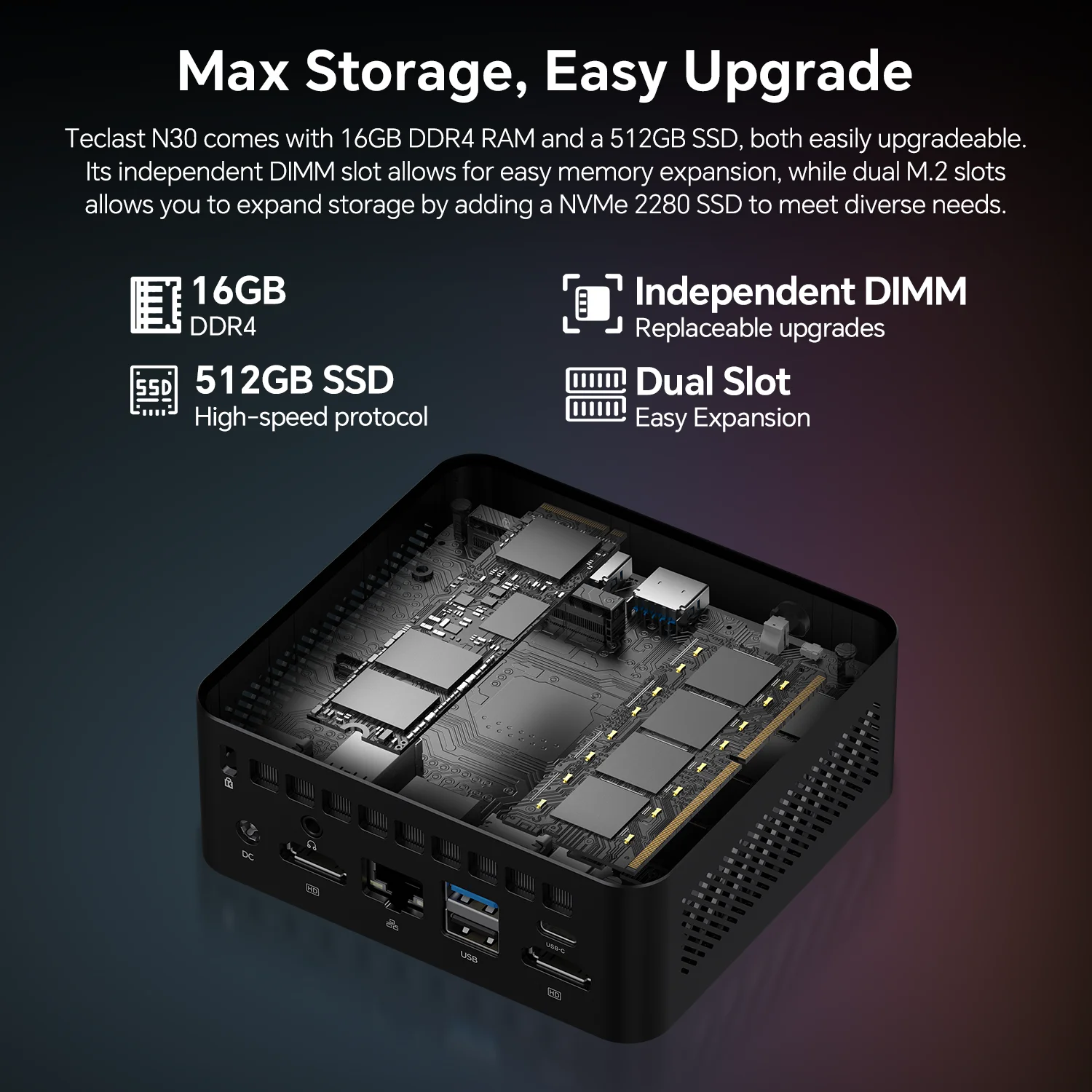 ミニPC N150 メモリ16GB 512GB SSD Windows11 黒 Amazon.com: QAZIPO Mini PC, 13th Twin Lake N150 (Beat 3200U/N100