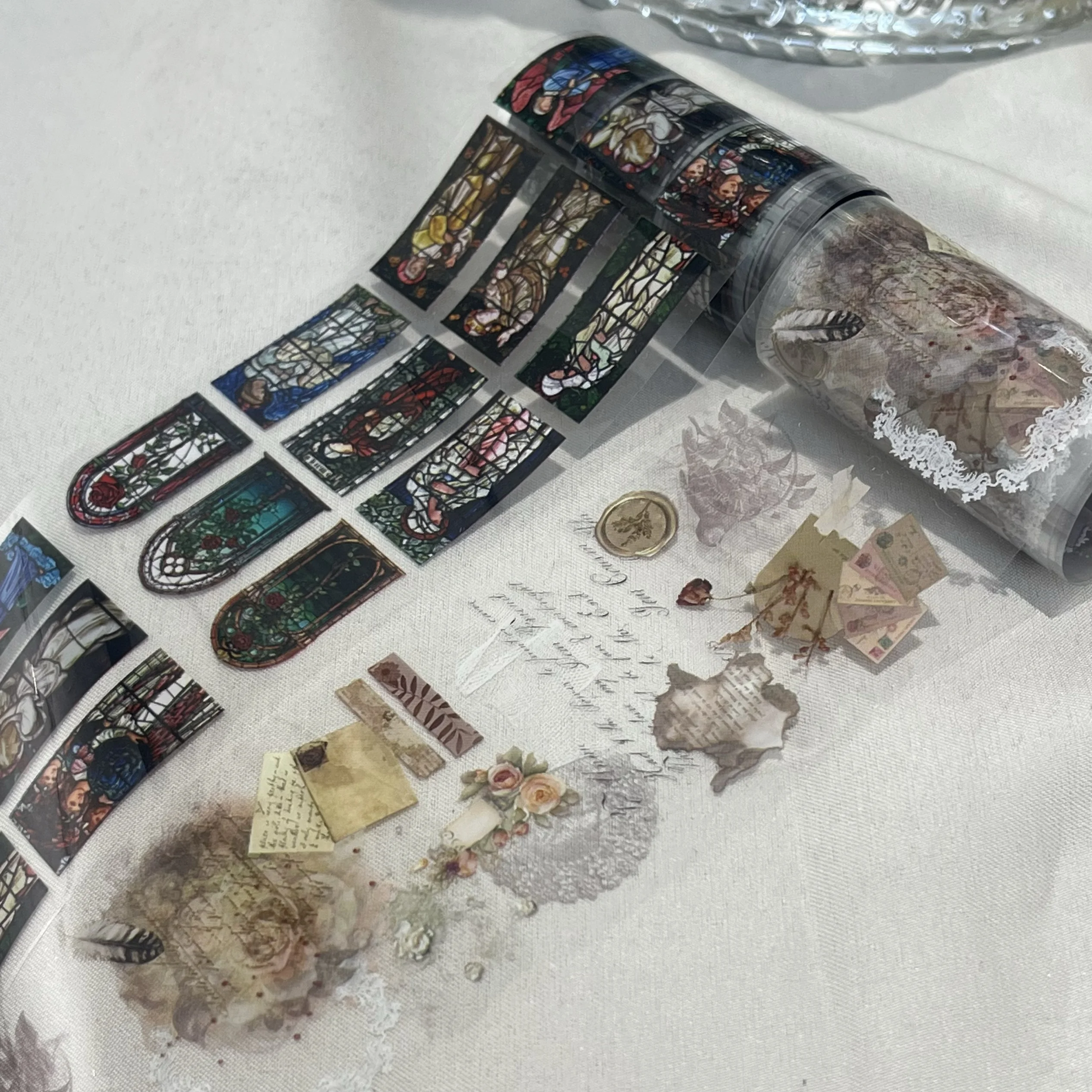 Hand-painted graffiti manicure transfer stickers nail foils nails decoration Needs To Be Matched with Transfer Glue
