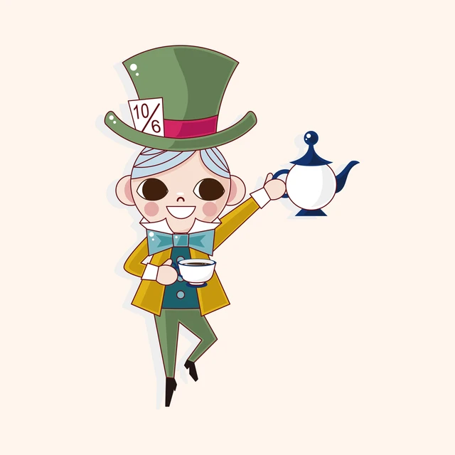 Mad Hatter Stencil