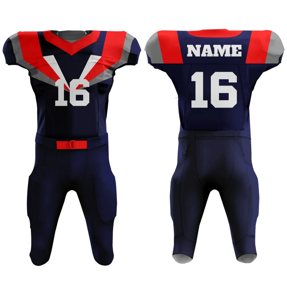 CustomMenYouthFootballJerseysPantsBreathableVneckShortT