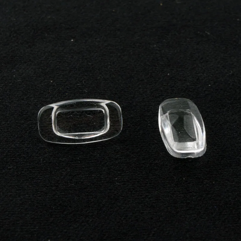 Glasses Nose Pads 50Pairs(100pcs) 5.6x10.7mm Silicone Eyewear Nose pad Repair Accessory Push in CY062