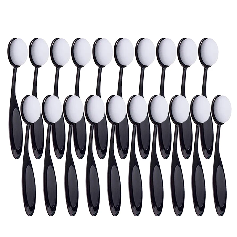 10/20/50pcs Smooth Blending Brushes Drawing Painting Brushes Flat Kit for DIY Scrapbooking Cards Making Ink Application Tools