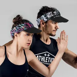 Outdoor Sports Hats Men Women Quick Drying Sun Hat UV Protection Sweat Absorbent Breathable Empty Top Cap Sunscreen Running Hat