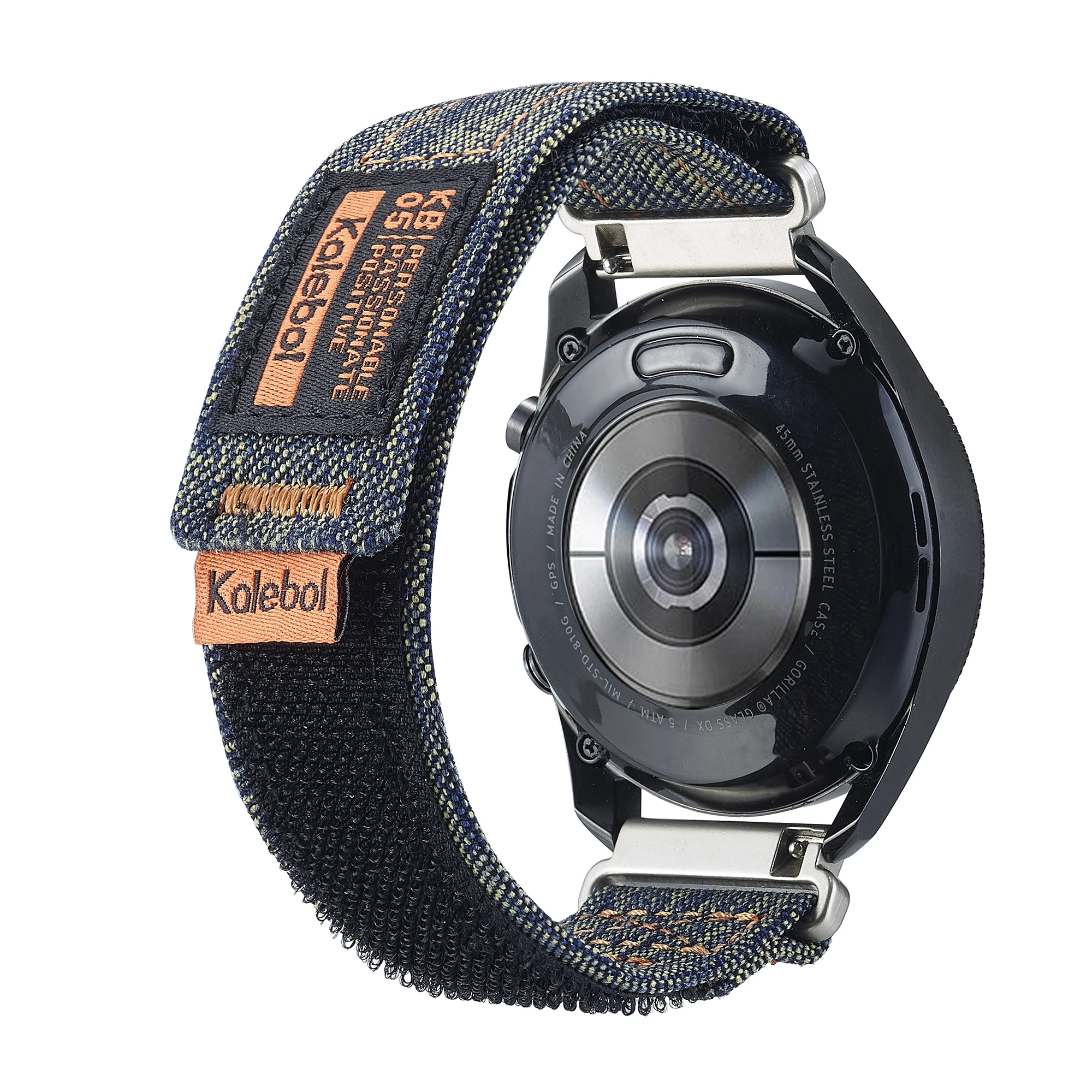 Denim Easy Fit Nylon Watch Strap - Versatile Sport Wristband