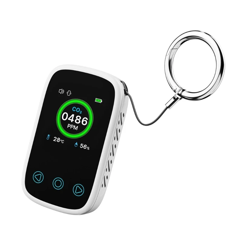 

Travel Carbon Dioxide Alarm Precisions CO2 Meter with Temperature/Humidity Monitoring Carbon Dioxide Warning for Home