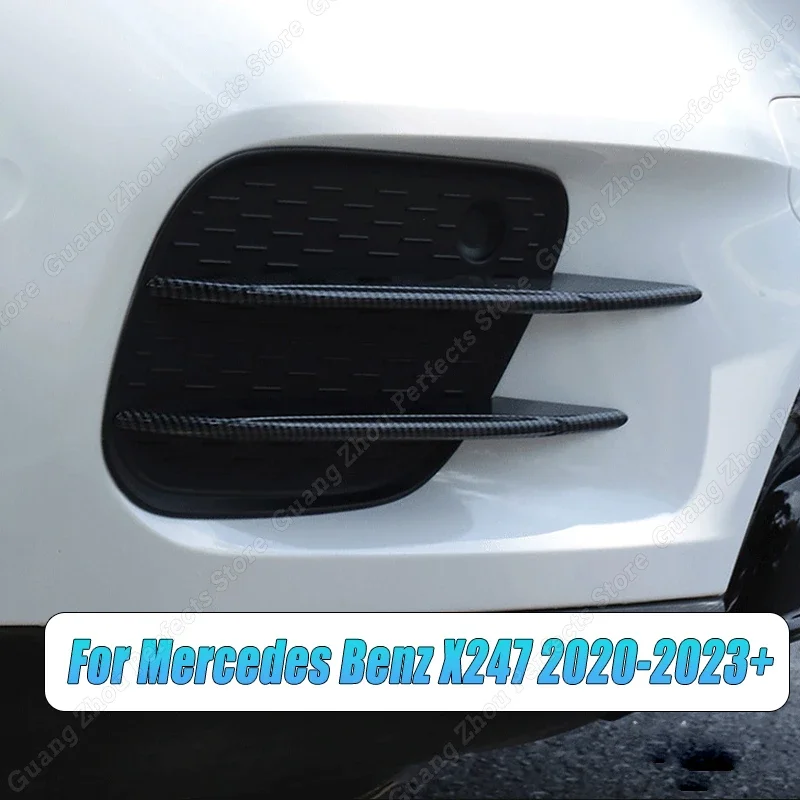 

Car Front Bumper Grille Fog Lamp Cover Air Vent Intake Frame Trim for Mercedes Benz X247 GLB200 GLB220 GLB180 2020-2023+