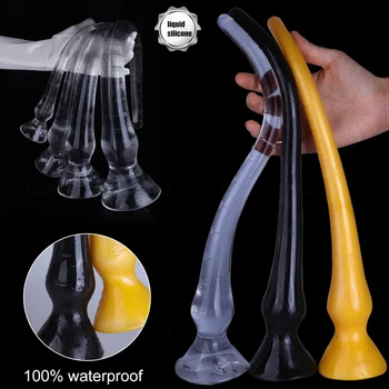 New Super Long 60cm Anal Whip Tentacle Dildo Soft With Suction Cup Adults Masturbation Device Prostate Massage G Spot Sex Sm Toy 1