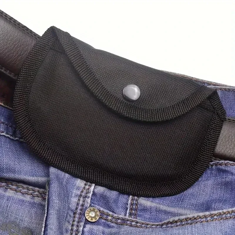 Brass Knuckles Bag Shockproof Brass Knuckles Protection Bag Soft Lining Hanging Buckle 1pc