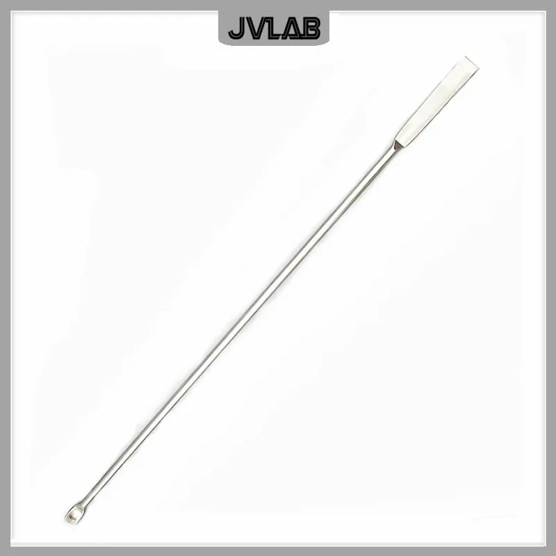 

Micro Drug Scraper Spoon Stainless Steel Spatula Scoop Shovel Length 300 mm SUS Trace Medicine Spoon 30 cm 2/PK