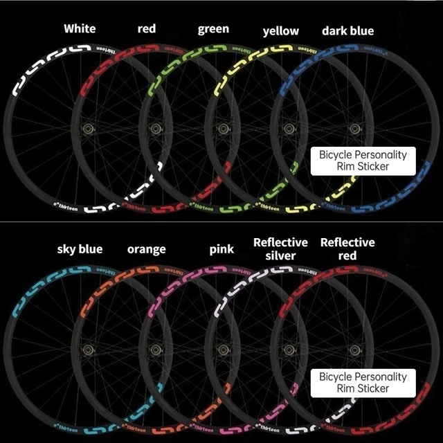 Bike Rim Stickers Road MTB Wheel Set Decals 20" 24" 26" 27.5" 29" 700C width 20mm Cycling Reflective Sticker Bicycle Accessories 2