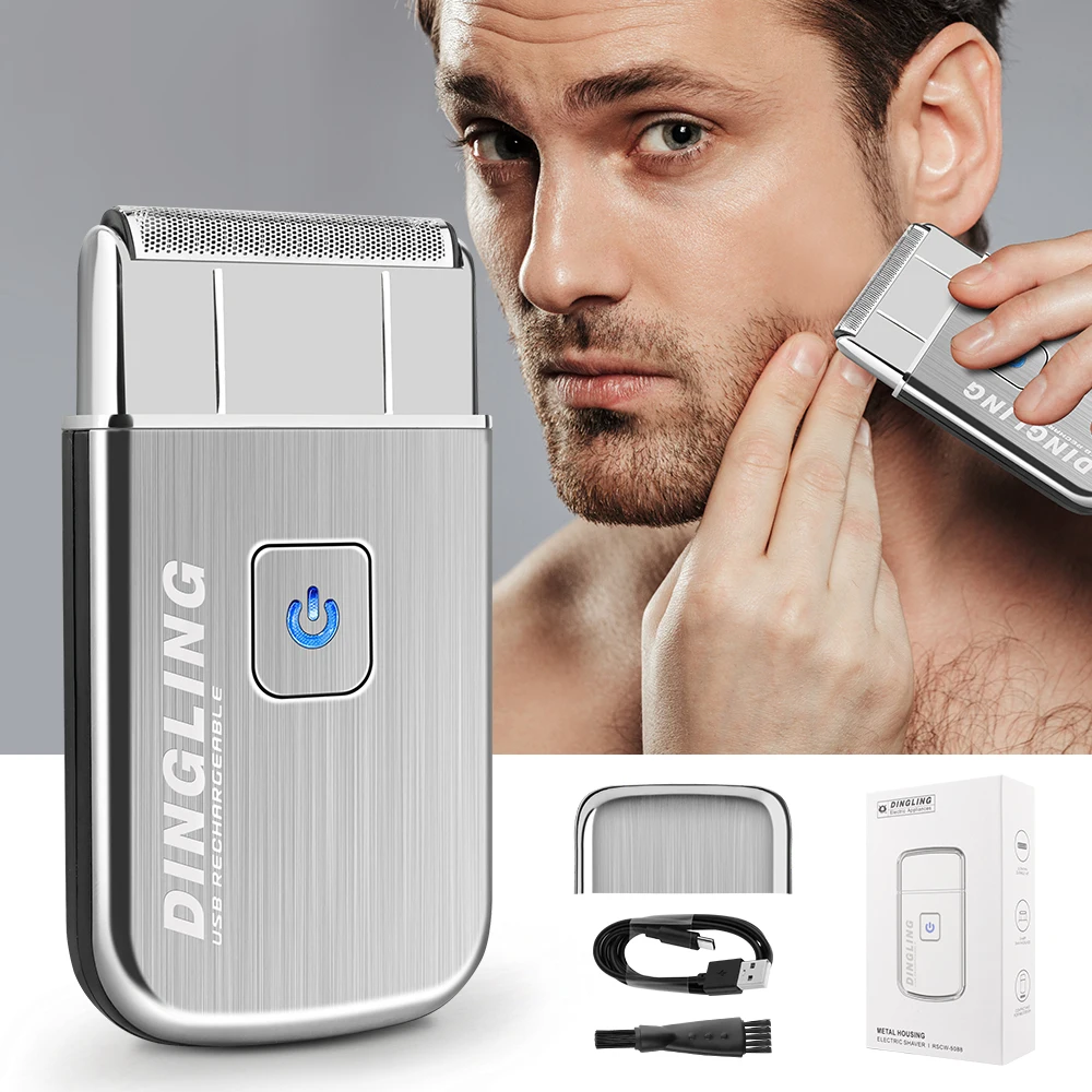 kemei Shaver Professional Electric Razor Mini USB Rechargeable Reciprocating Electric for Razor Shaver KM-5088 for electric shaver