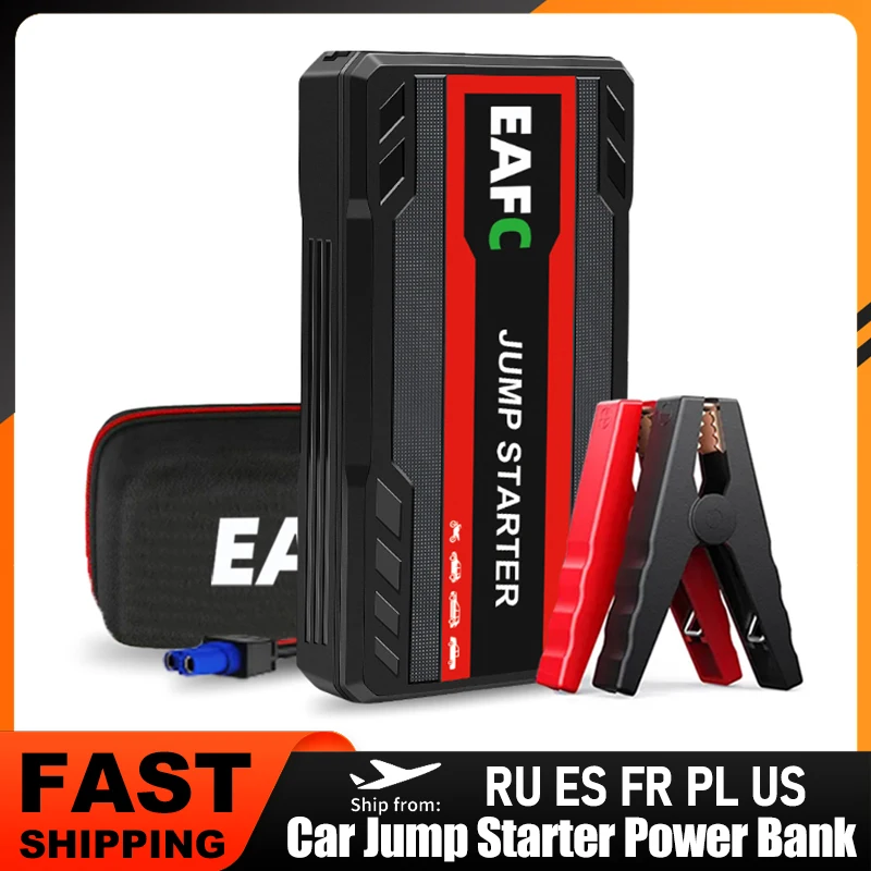 Portable Car Jump Starter Multi-function Power Bank 600A Booster Car Battery 12V Battery Charger Emergency Starting Device