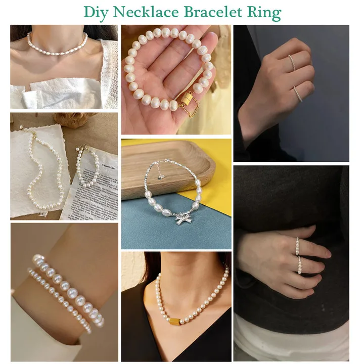 100%Baroque Pearl Beads Irregular Natural Freshwater Pearl for Jewelry Making Diy Necklace Earring Bracelet Accessories A Strand