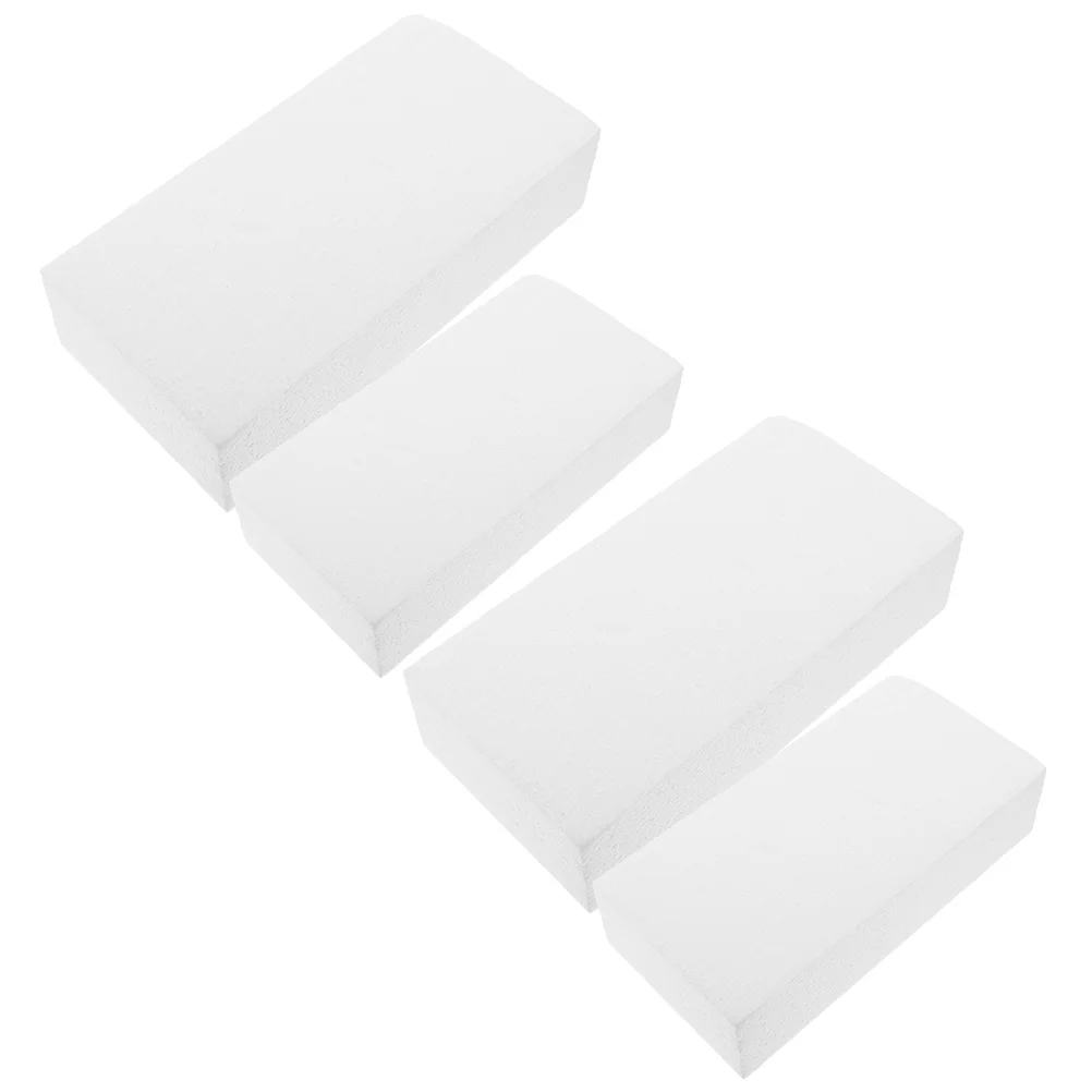 

4 Pcs Rectangular Foam Block Blocks for Crafts DIY Foams Large Manual Projects Sculpting