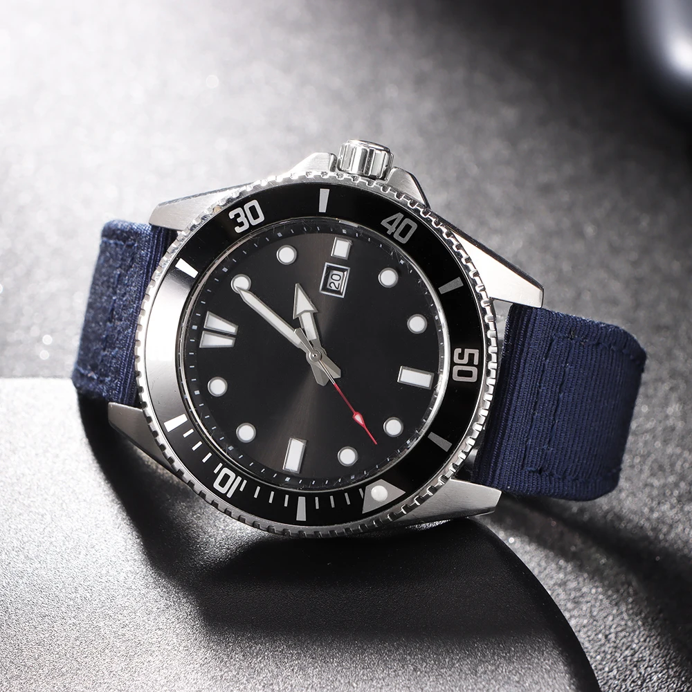 Durable Nylon Canvas Waterproof Watch Strap - Sporty Cowhide Wristband Bracelet